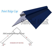 Glazed Metal Roof Ridge Cap Cold Roll Forming Machine